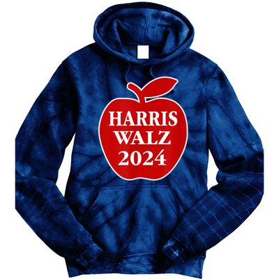 Teachers For Harris Walz 2024 Back To School Tie Dye Hoodie