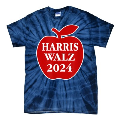 Teachers For Harris Walz 2024 Back To School Tie-Dye T-Shirt