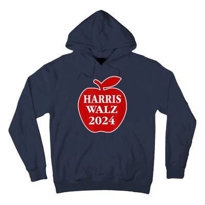 Teachers For Harris Walz 2024 Back To School Tall Hoodie