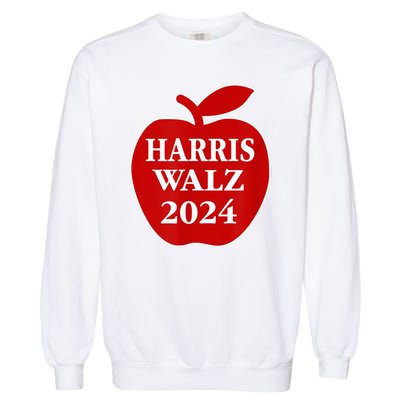 Teachers For Harris Walz 2024 Back To School Garment-Dyed Sweatshirt