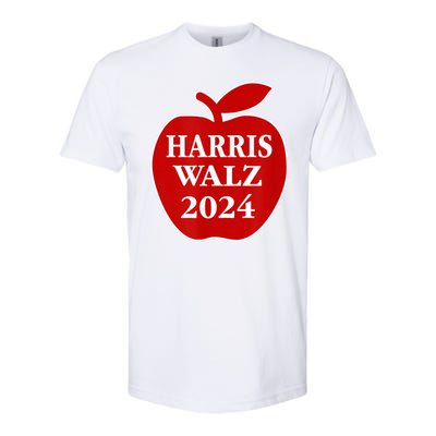 Teachers For Harris Walz 2024 Back To School Softstyle CVC T-Shirt