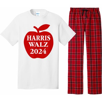 Teachers For Harris Walz 2024 Back To School Pajama Set