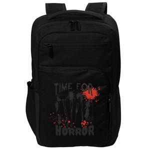 Time For Horror Scary Halloween Impact Tech Backpack