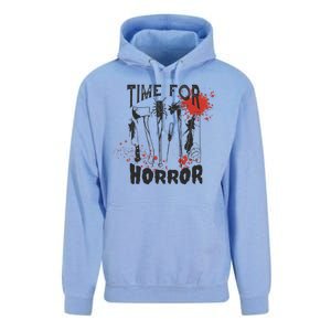 Time For Horror Scary Halloween Unisex Surf Hoodie