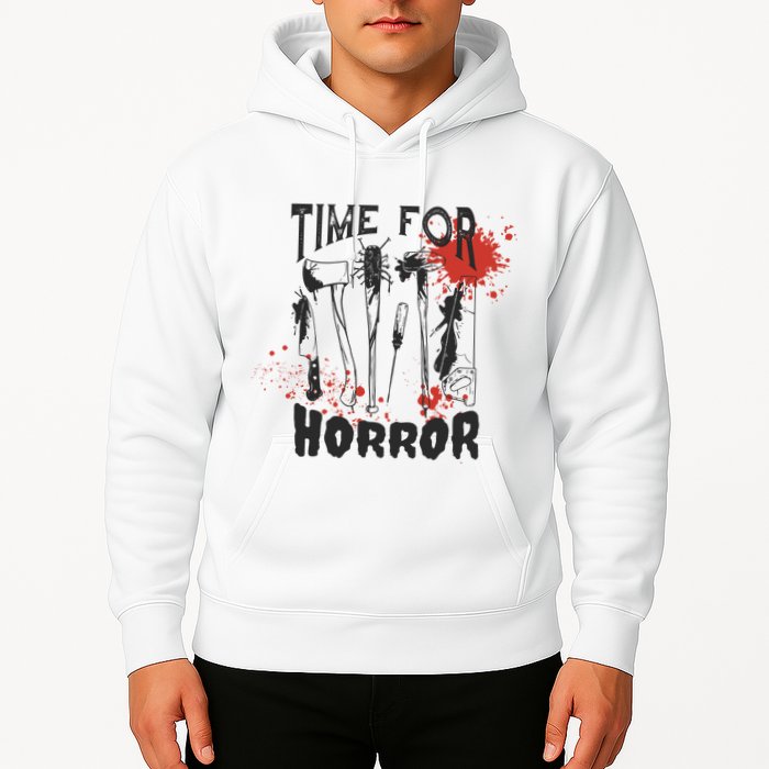 Time For Horror Scary Halloween Hoodie