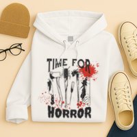 Time For Horror Scary Halloween Hoodie