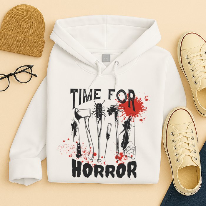 Time For Horror Scary Halloween Hoodie