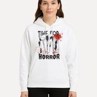 Time For Horror Scary Halloween Hoodie