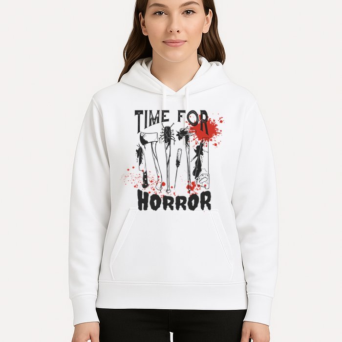 Time For Horror Scary Halloween Hoodie