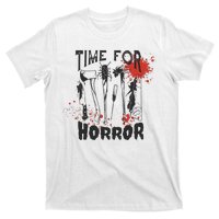 Time For Horror Scary Halloween T-Shirt