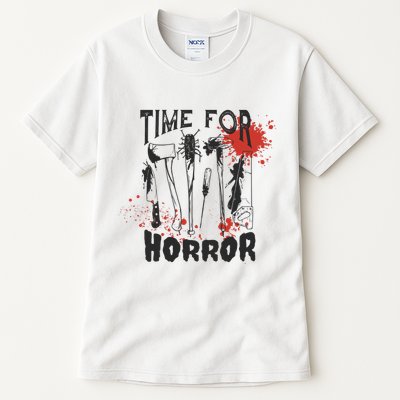 Time For Horror Scary Halloween Tall T-Shirt