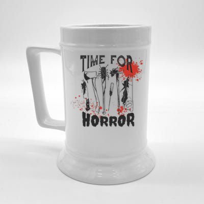 Time For Horror Scary Halloween Beer Stein