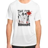 Time For Horror Scary Halloween Adult ChromaSoft Performance T-Shirt