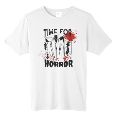 Time For Horror Scary Halloween Tall Fusion ChromaSoft Performance T-Shirt