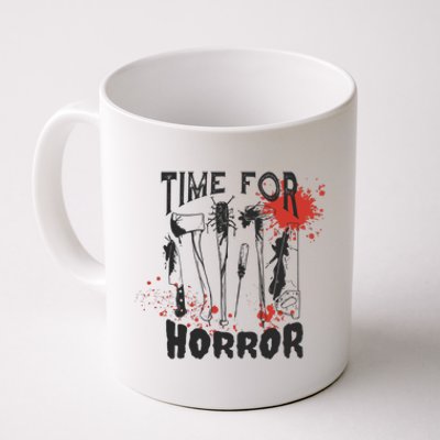 Time For Horror Scary Halloween Coffee Mug