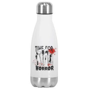 Time For Horror Scary Halloween Stainless Steel Insulated Water Bottle