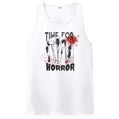 Time For Horror Scary Halloween PosiCharge Competitor Tank