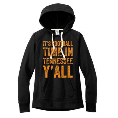 Tennessee Football ItS Football Time In Tennessee Yall Vol Women's Fleece Hoodie