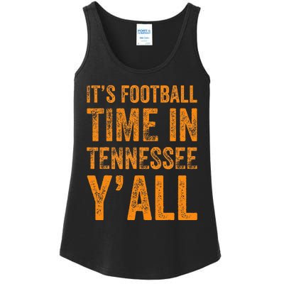 Tennessee Football ItS Football Time In Tennessee Yall Vol Ladies Essential Tank