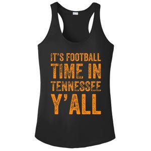 Tennessee Football ItS Football Time In Tennessee Yall Vol Ladies PosiCharge Competitor Racerback Tank