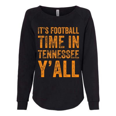 Tennessee Football ItS Football Time In Tennessee Yall Vol Womens California Wash Sweatshirt