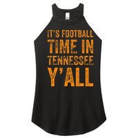 Tennessee Football ItS Football Time In Tennessee Yall Vol Women's Perfect Tri Rocker Tank