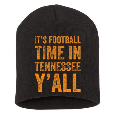 Tennessee Football ItS Football Time In Tennessee Yall Vol Short Acrylic Beanie