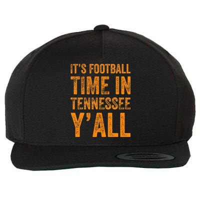 Tennessee Football ItS Football Time In Tennessee Yall Vol Wool Snapback Cap