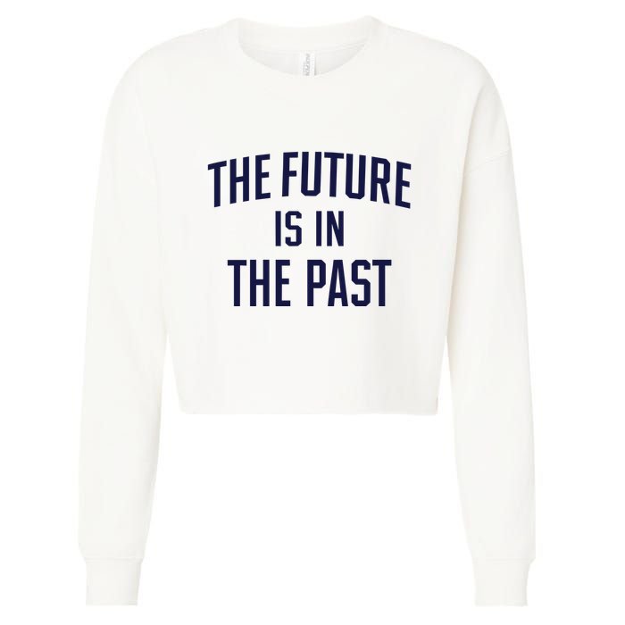 The Future Is In The Past Cropped Pullover Crew