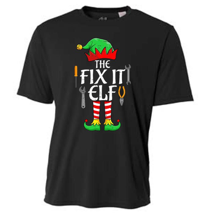 The Fix It Elf Christmas Family Matching gift for holiday  Cooling Performance Crew T-Shirt