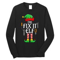 The Fix It Elf Christmas Family Matching gift for holiday  Long Sleeve Shirt