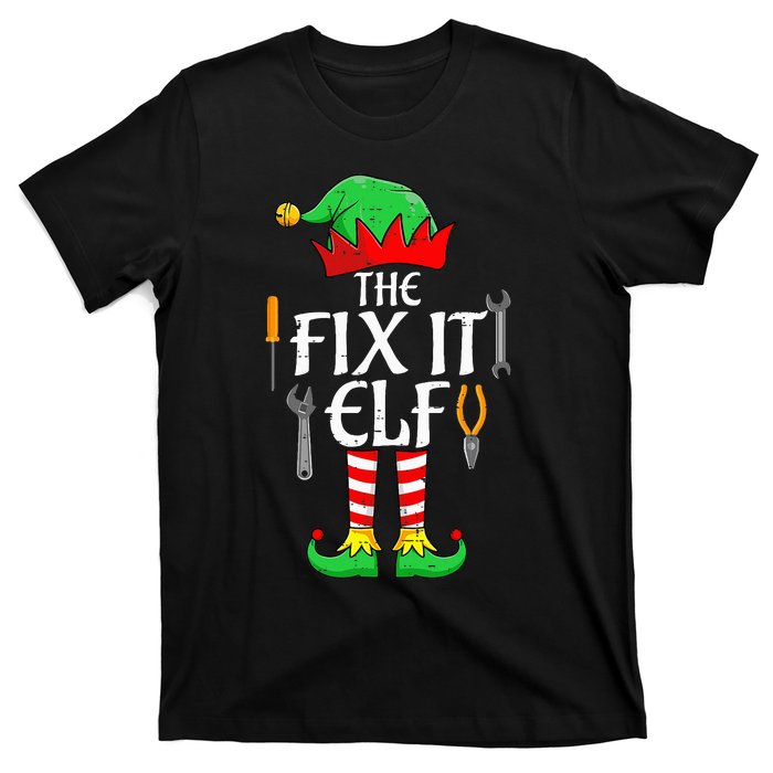 The Fix It Elf Christmas Family Matching gift for holiday  T-Shirt