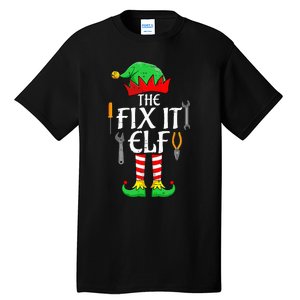 The Fix It Elf Christmas Family Matching gift for holiday  Tall T-Shirt