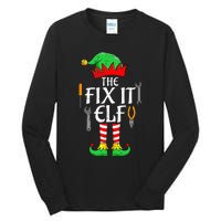 The Fix It Elf Christmas Family Matching gift for holiday  Tall Long Sleeve T-Shirt