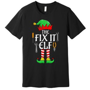 The Fix It Elf Christmas Family Matching gift for holiday  Premium T-Shirt