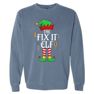 The Fix It Elf Christmas Family Matching gift for holiday  Garment-Dyed Sweatshirt