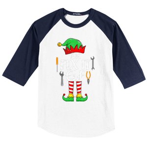 The Fix It Elf Christmas Family Matching gift for holiday  Baseball Sleeve Shirt