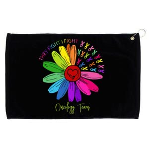 They Fight I Fight Oncology Team Sunflower Oncology Nurse Grommeted Golf Towel