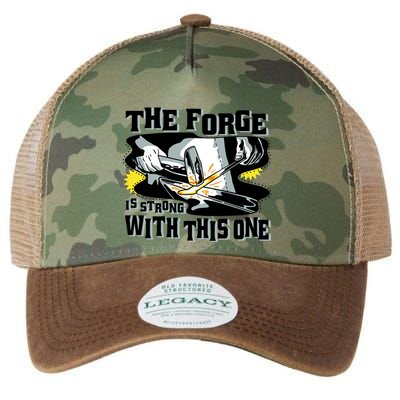 The Forge Is Strong Blacksmith Legacy Tie Dye Trucker Hat