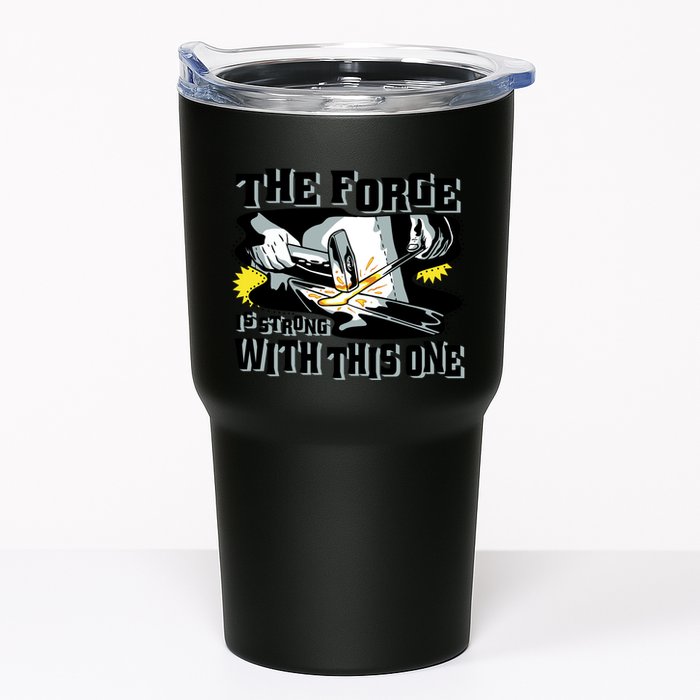 The Forge Is Strong Blacksmith Tumbler