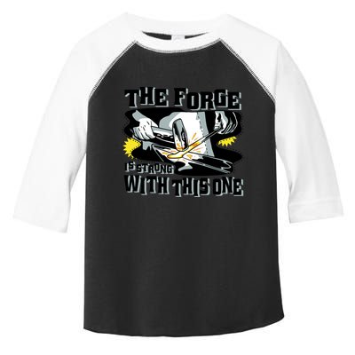 The Forge Is Strong Blacksmith Toddler Fine Jersey T-Shirt