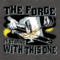 The Forge Is Strong Blacksmith Vector Backpack