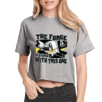 The Forge Is Strong Blacksmith Crop Top