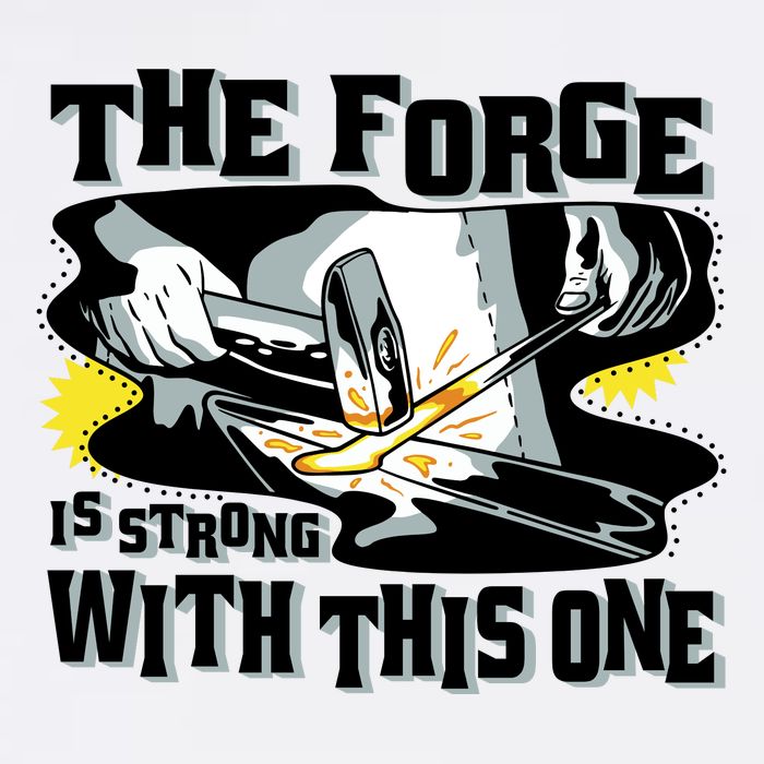 The Forge Is Strong Blacksmith Garment-Dyed Sweatshirt