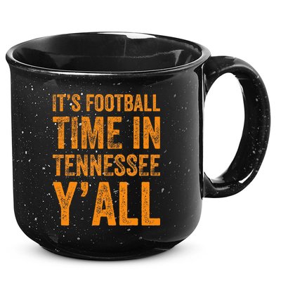 Tennessee Football ItS Football Time In Tennessee Yall Vol 15oz Campfire Ceramic Mug
