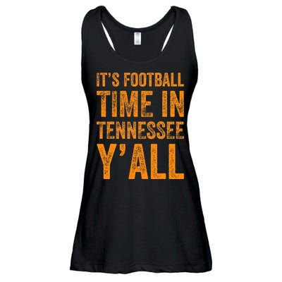 Tennessee Football ItS Football Time In Tennessee Yall Vol Ladies Essential Flowy Tank