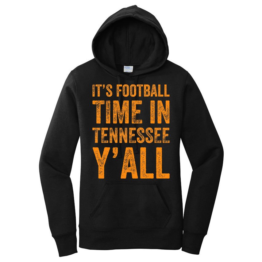 Tennessee Football ItS Football Time In Tennessee Yall Vol Women's Pullover Hoodie