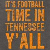 Tennessee Football ItS Football Time In Tennessee Yall Vol Cotton Canvas Backpack