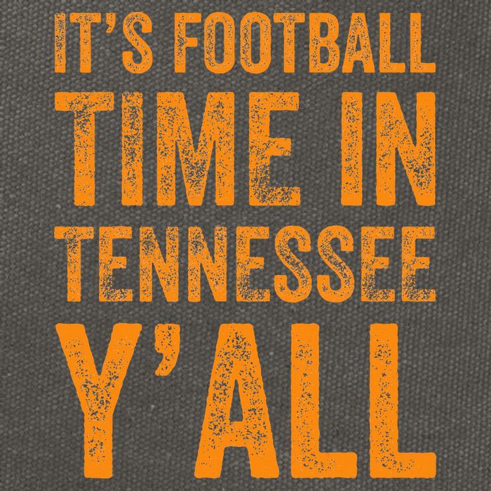 Tennessee Football ItS Football Time In Tennessee Yall Vol Cotton Canvas Backpack