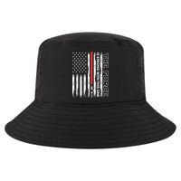 The Force Is Strong With This One USA American Flag Cool Comfort Performance Bucket Hat
